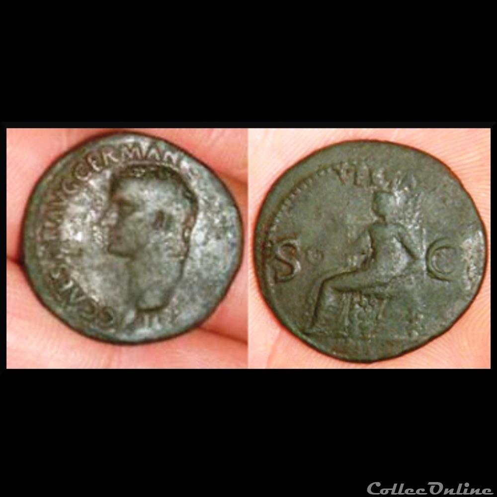 As de Caligula monnaie antique romaine as de caligula