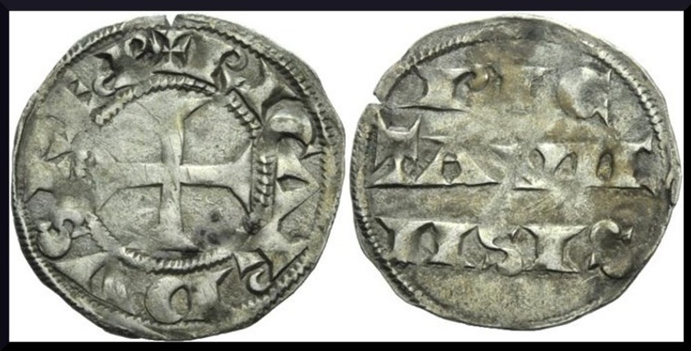Denier Richard Cœur de Lion Poitou 1189-1199 monnaies europe medievale france feodales denier richard c ur de lion poitou 1189 1199
