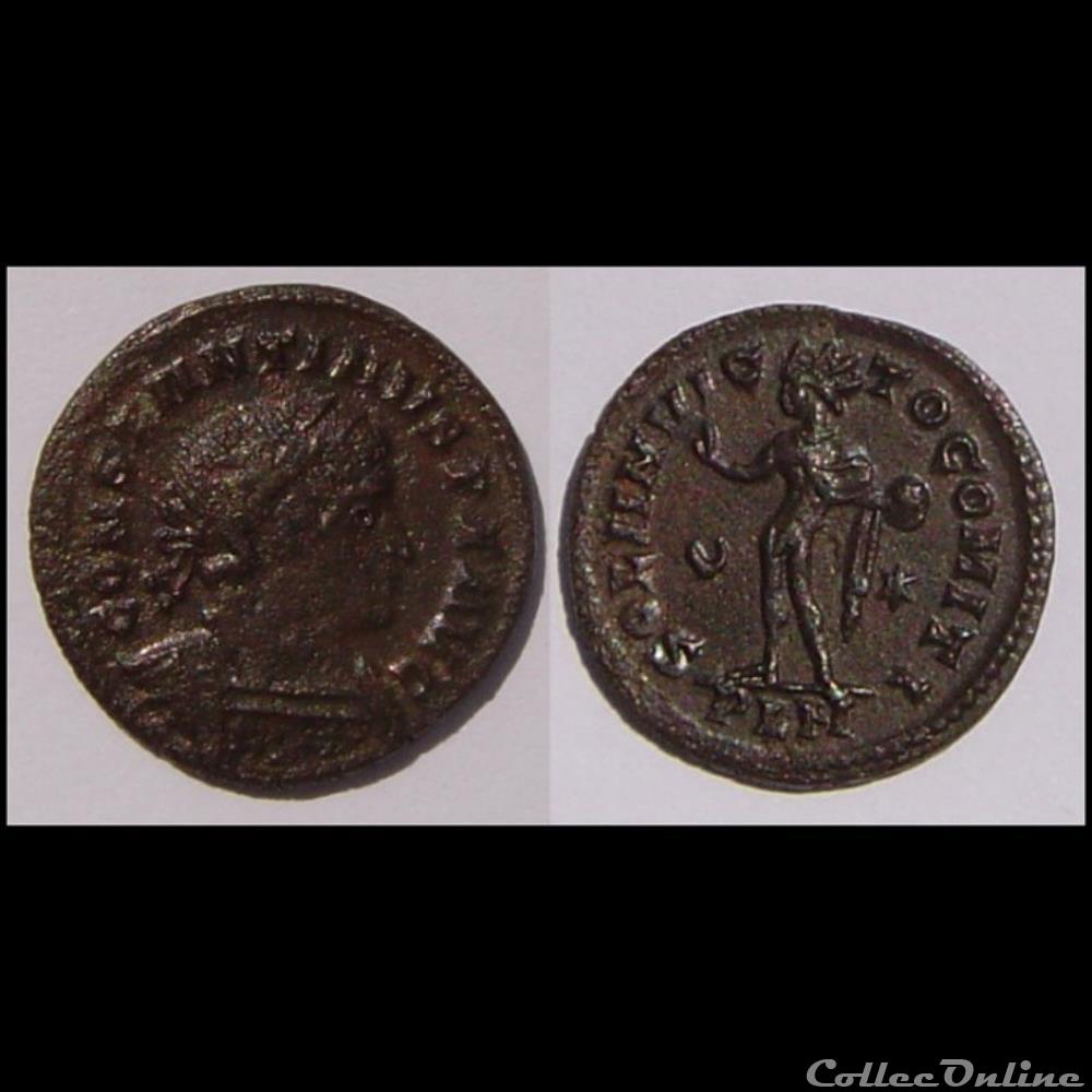 Petit Bronze Constantin 1er monnaie antique romaine petit bronze constantin 1er