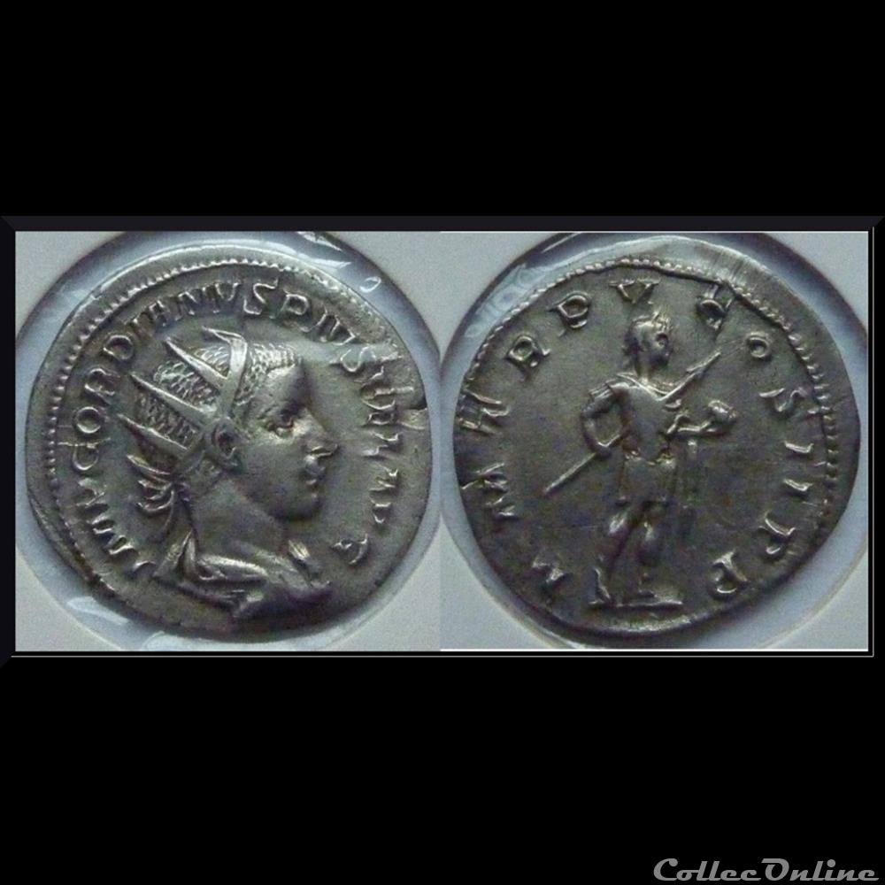 monnaie antique romaine antoninien gordien iii 238 244