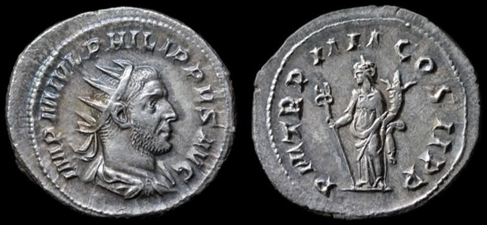 Philippe 1er, antoninien, 247 après J.-C monnaies antiques romaines imperiales et republicaines philippe 1er antoninien 247 apres j c