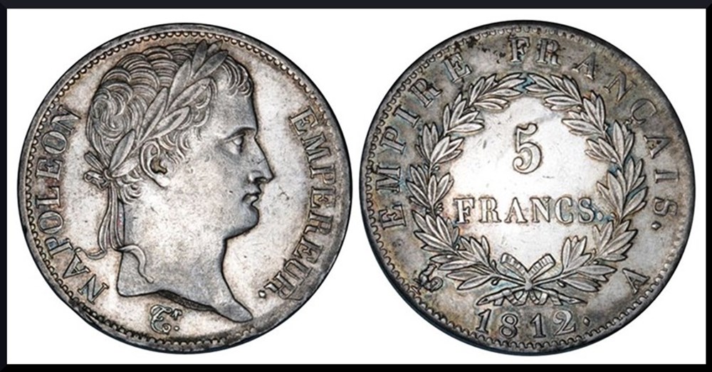 5 Francs 1812 Paris monnaies monde france 5 francs 1812 paris
