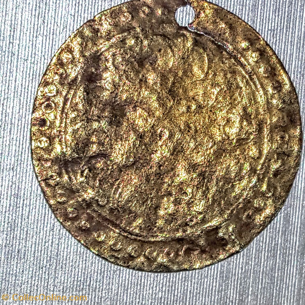 MONEDA SIN IDENTIFICAR AL PARECER EN ORO antigua b to otra moneda sin identificar al parecer en oro