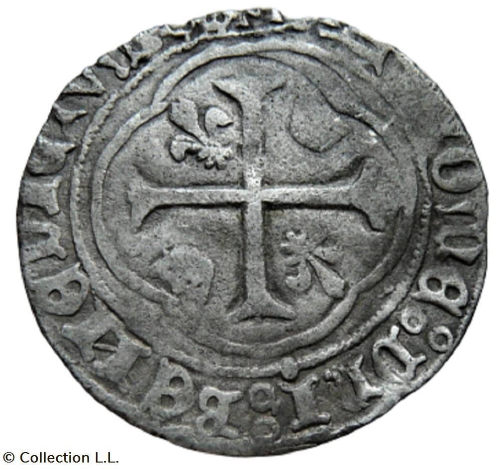 monnaie france royale blanc aux couronnelles 1 em limoges