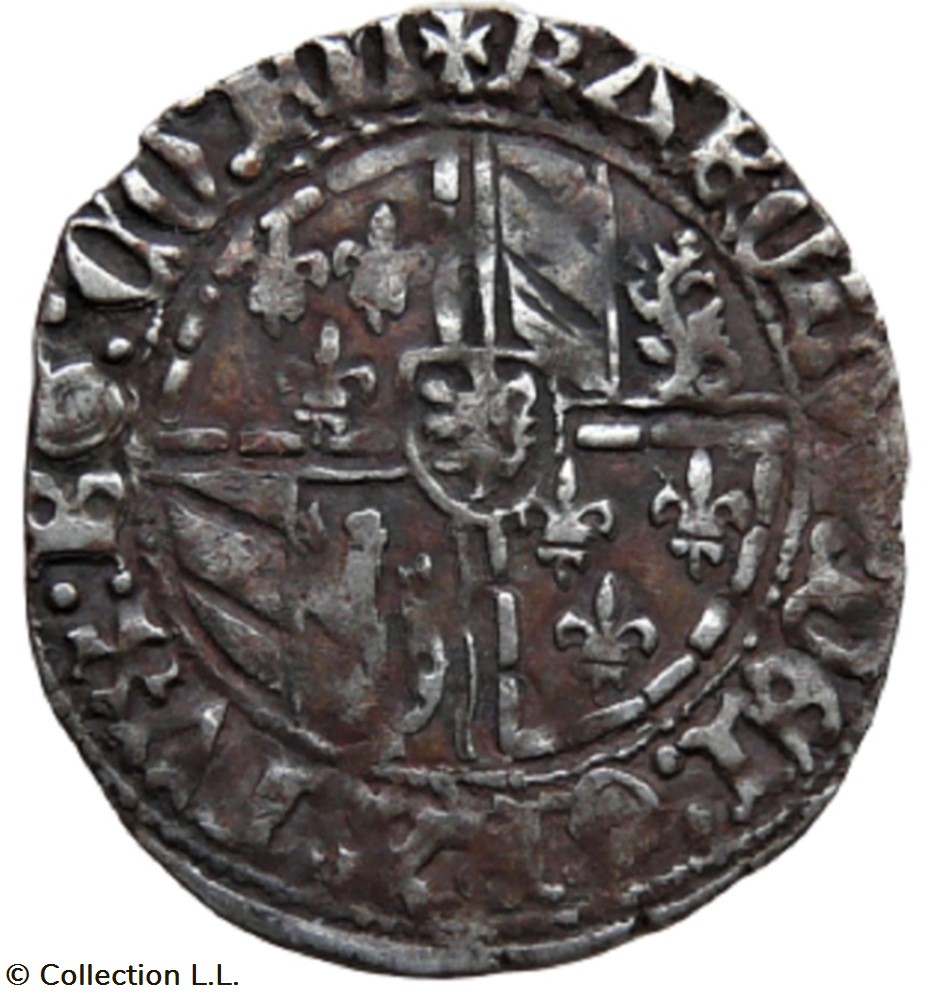 Flandre (Comté de)- Charles, Gros Vierlander monnaie france feodale flandre comte de charles gros vierlander