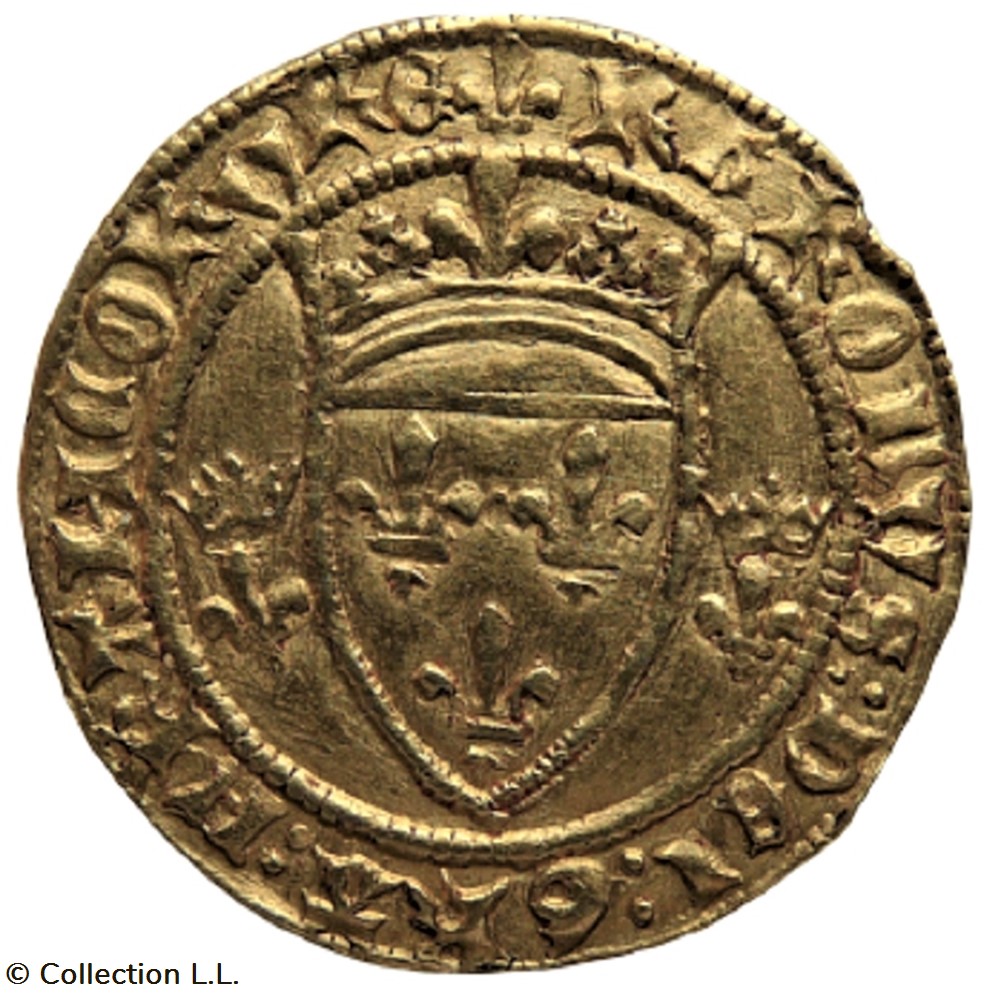 Ecu, 3° type, 4° ém, Tours monnaie france a royale ecu 3 type 4 em tours