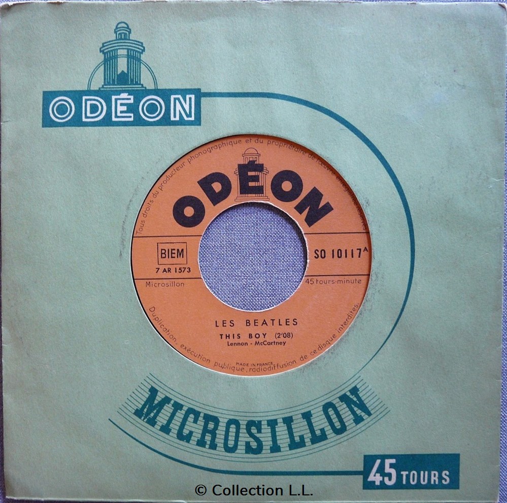 1964∼SO 10117∼This Boy musique instruments disques vinyles disque tours 1964 so 10117 this boy