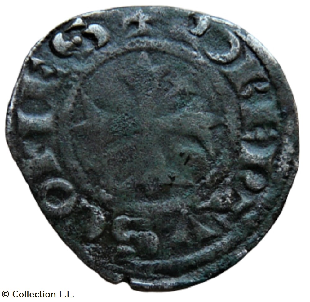 Nevers (Comté de)- Robert de Flandre, Denier monnaies europe medievale france feodales nevers comte de robert de flandre denier