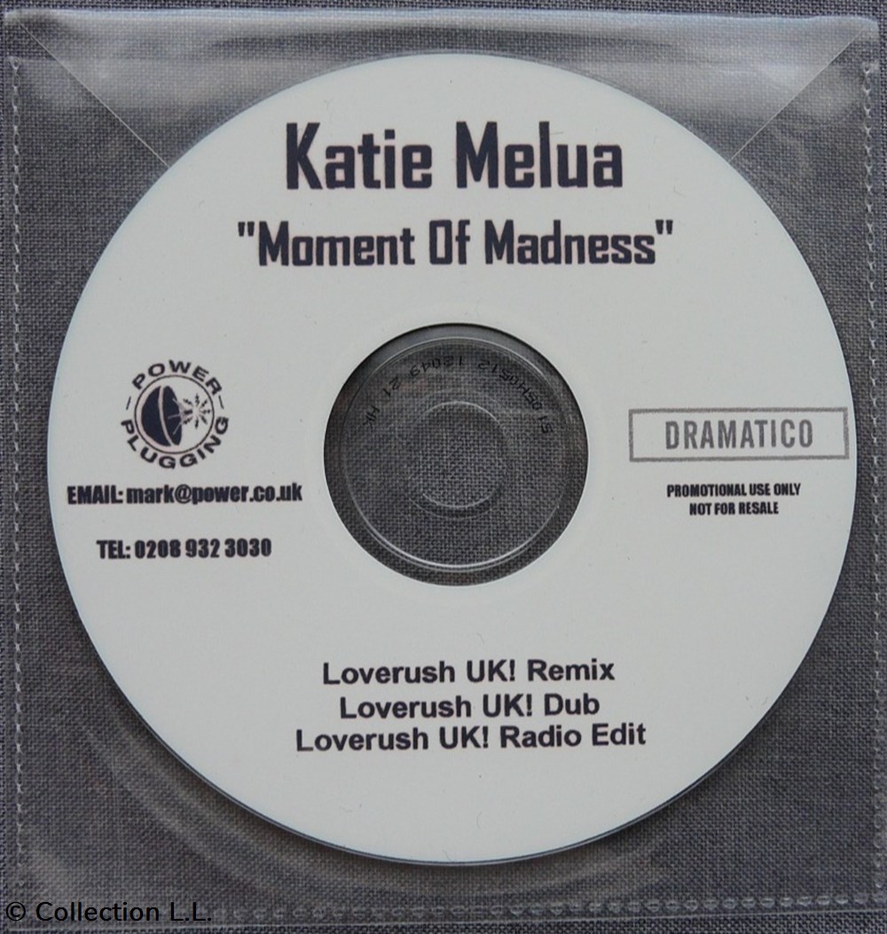 (A) "Moment of Madness" (promo 3 remixes) musique instruments cd a moment of madness promo 3 remixes