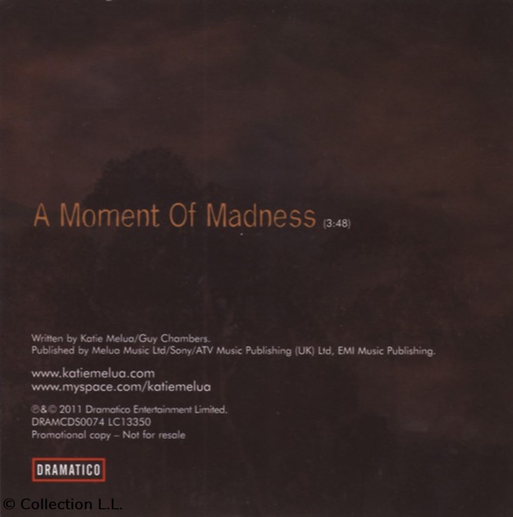 A Moment of Madness (promo 1 titre) musique instruments cd a moment of madness promo 1 titre