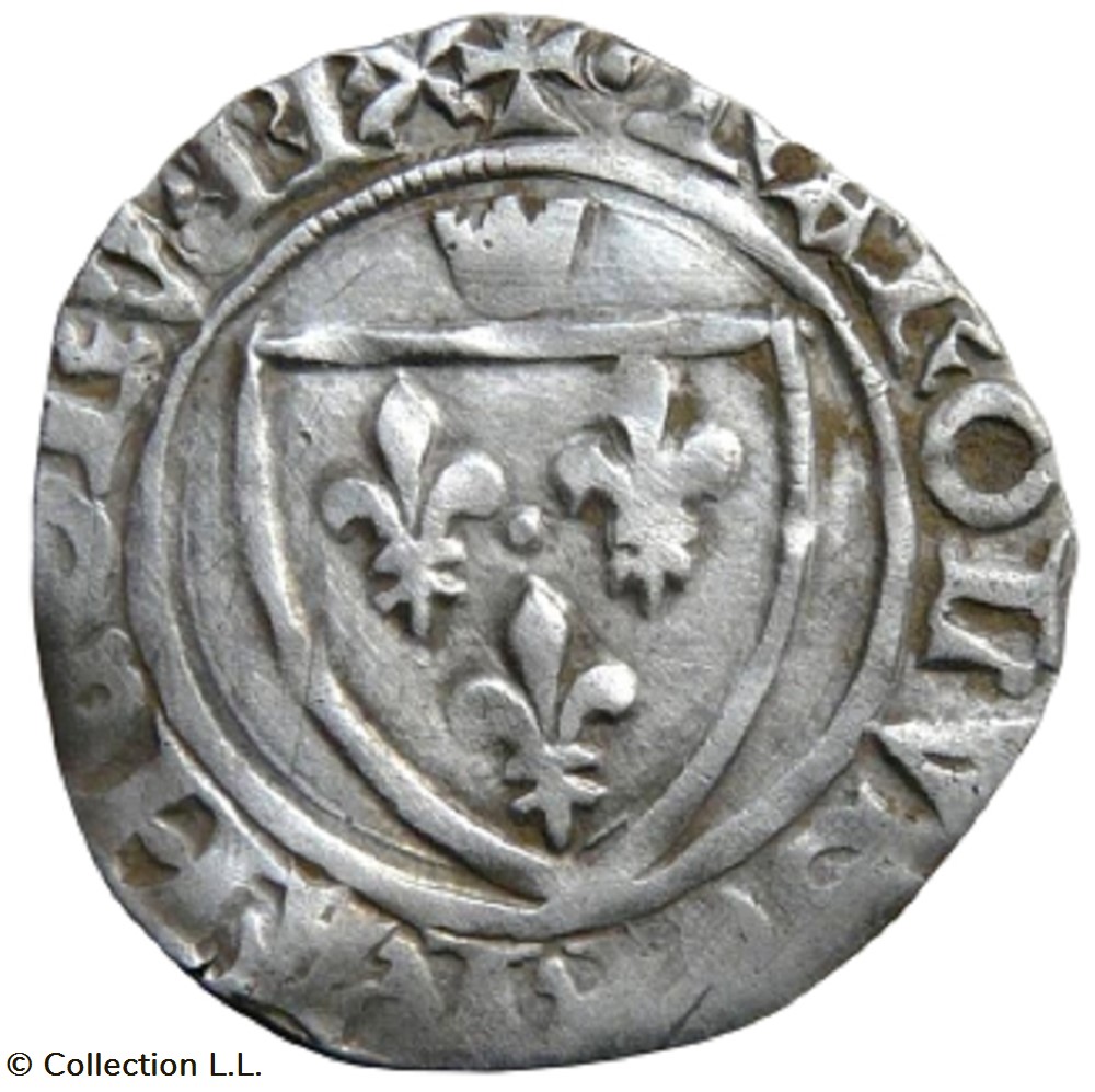 monnaie france royale blanc a la couronnelle variete