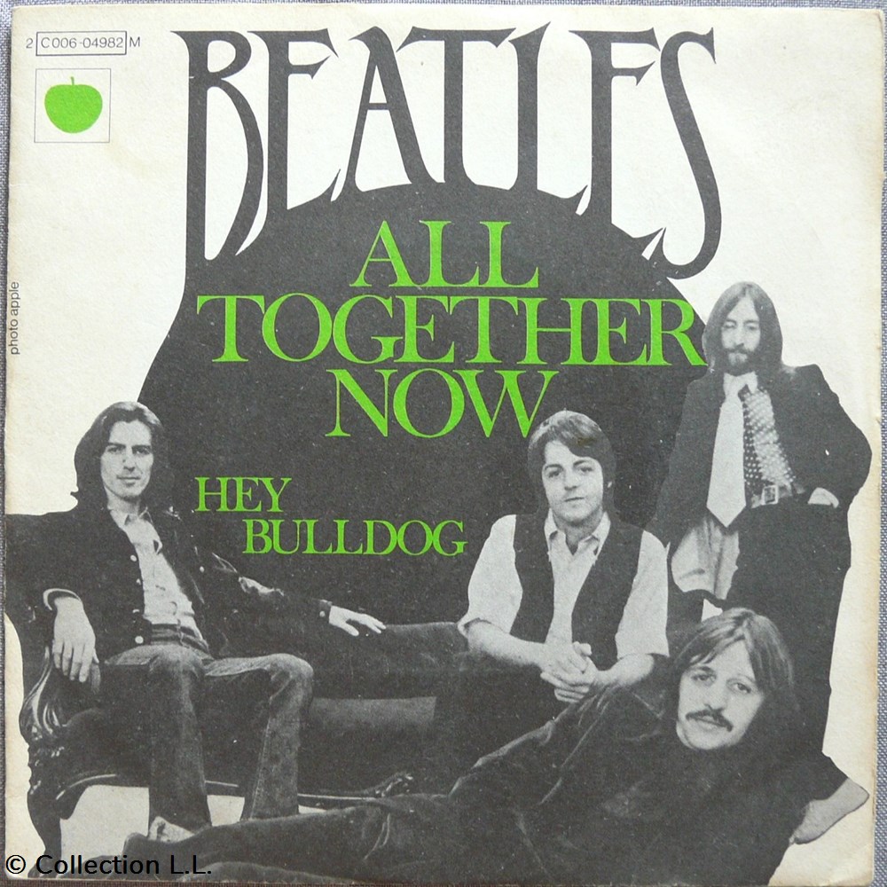 1973∼2C 006 04982∼All Together Now musique instruments disques vinyles disque tours 1973 2c 006 04982 all together now