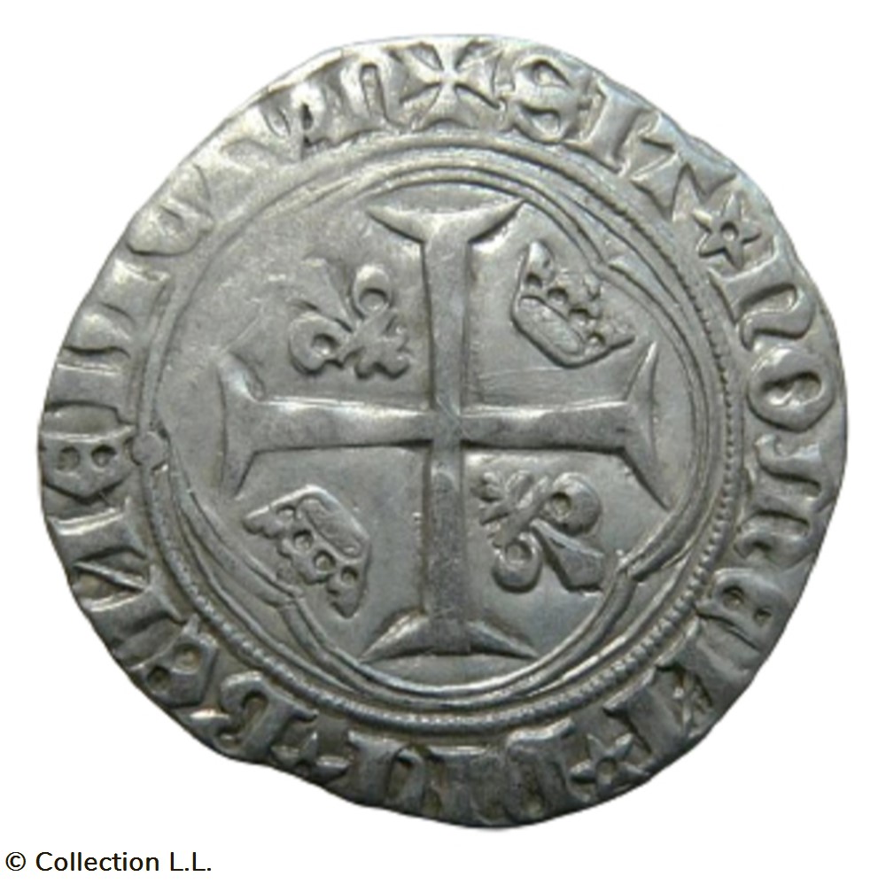 Blanc aux Couronnelles, 4° ém, Rouen monnaie france royale blanc aux couronnelles 4 em rouen