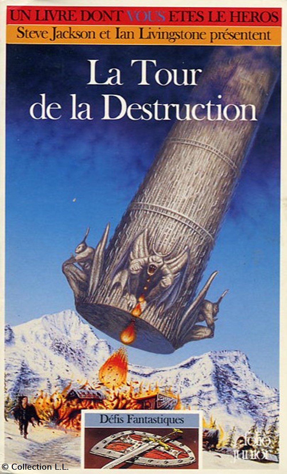 jeux societe jouets livre dont vous etes le heros la tour de la destruction 45