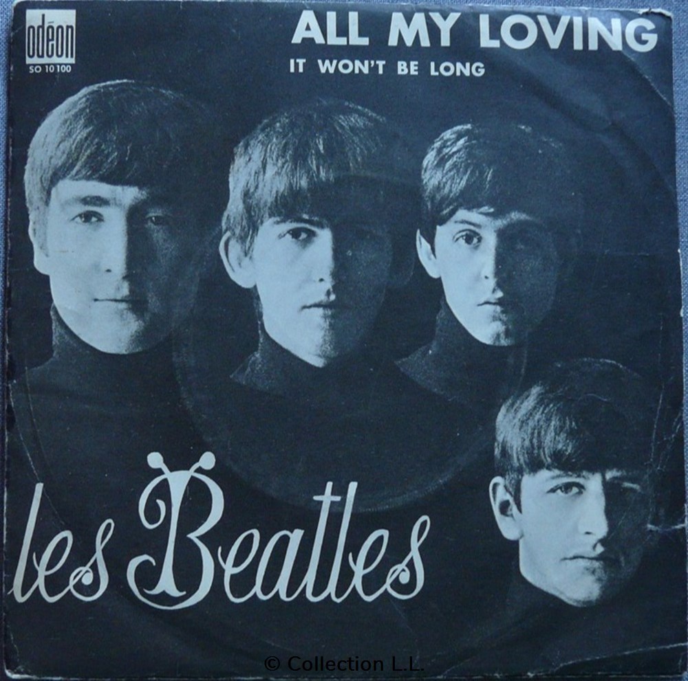 1963∼SO 10100∼All My Loving musique instruments disques vinyles 1963 so 10100 all my loving