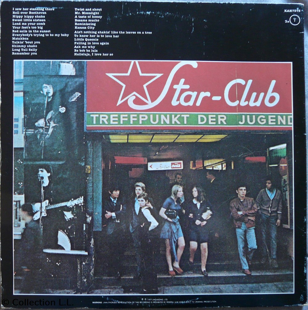 1977∼KAH7375∼Live at the Star-Club in Hamburg, Germany; 1962 musique instruments disques vinyles disque tours 1977 kah7375 live at the star club in hamburg germany 1962