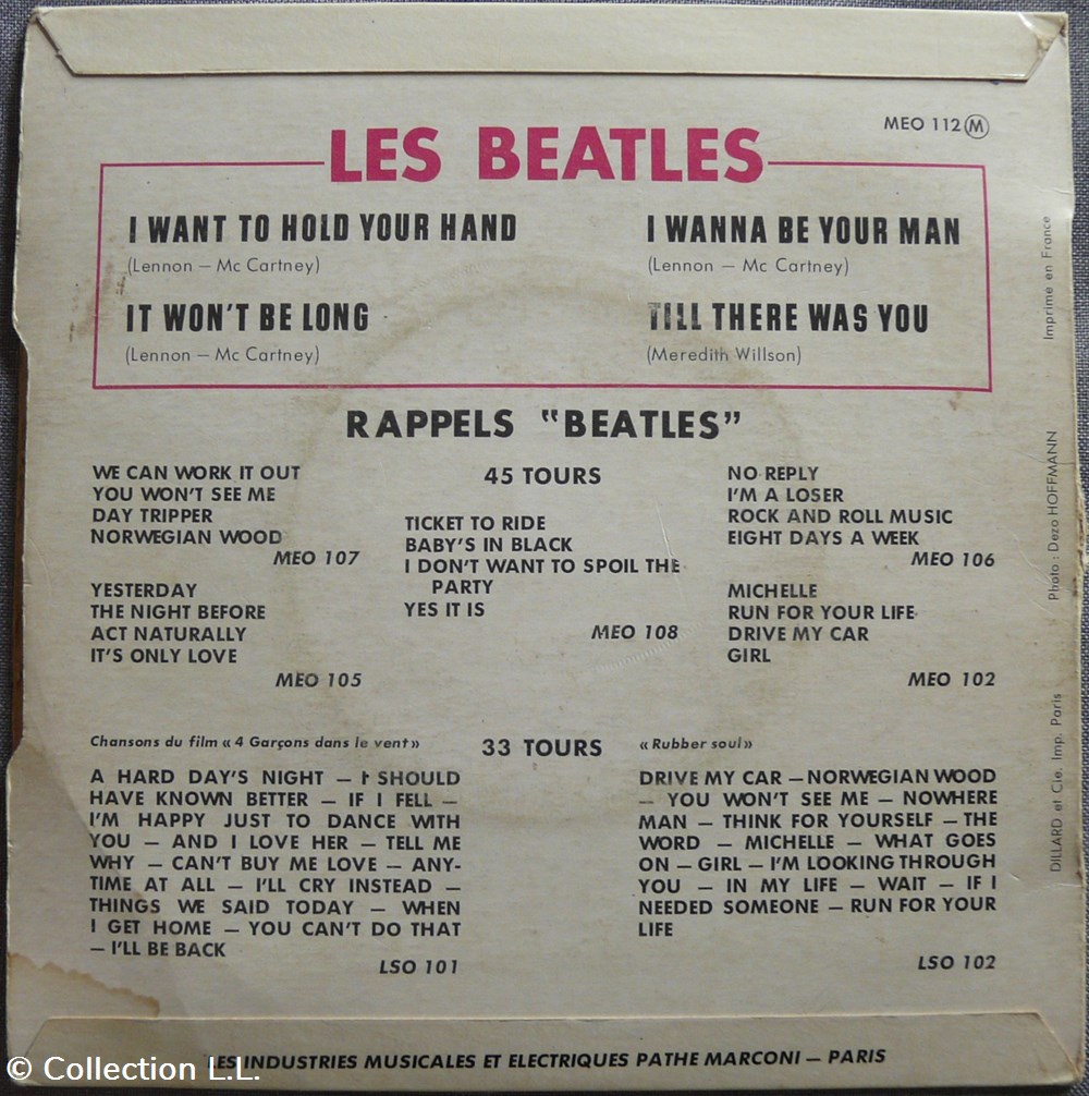 musique instruments disques vinyles disque tours 1966 meo 112 i want to hold your hand
