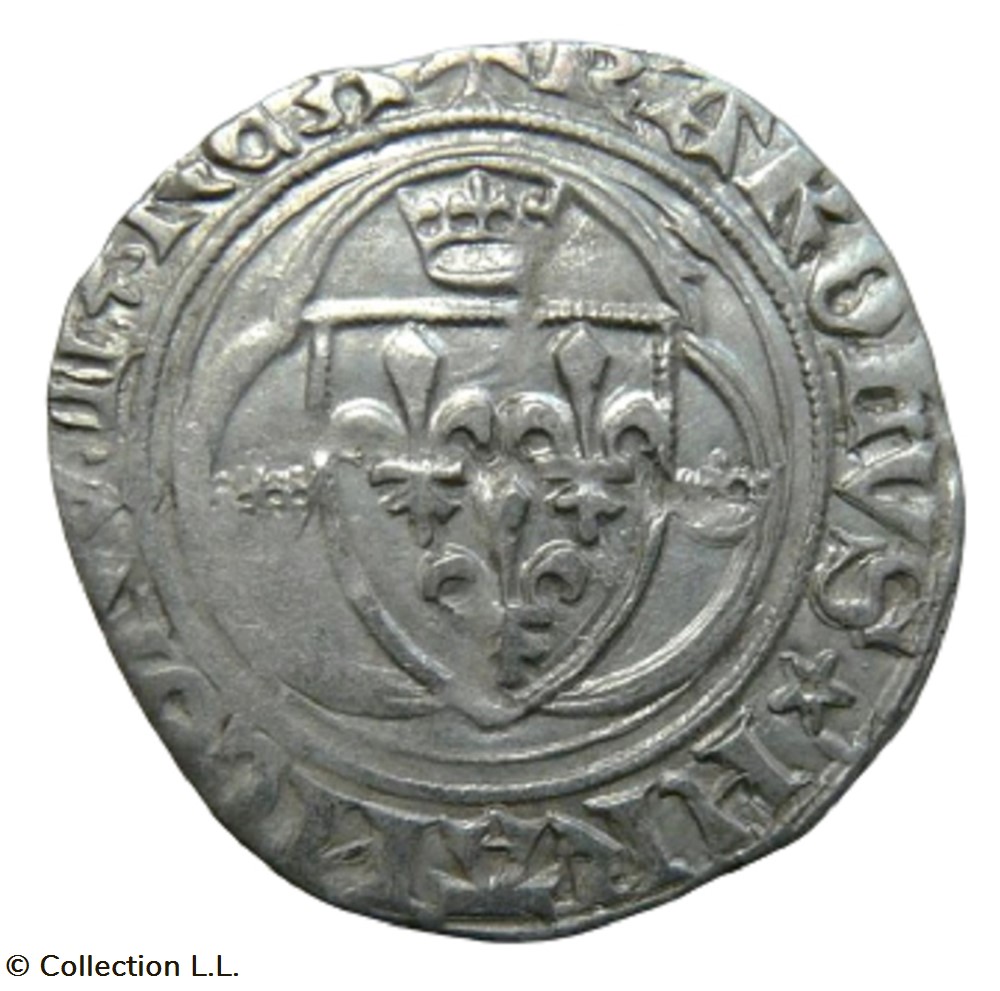 Blanc aux Couronnelles, 4° ém, Rouen monnaie france royale blanc aux couronnelles 4 em rouen