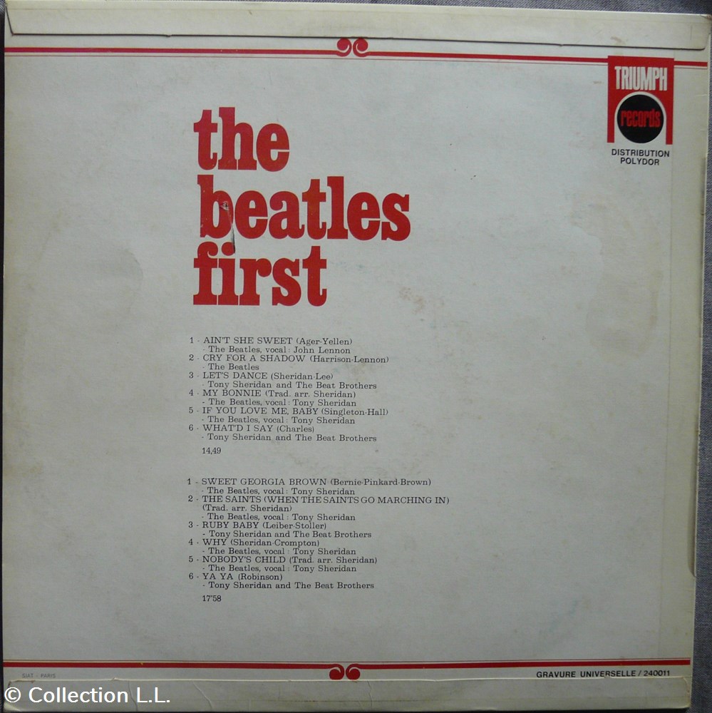 1969∼240011∼The Beatles first musique instruments disques vinyles disque tours 1969 240011 the beatles first