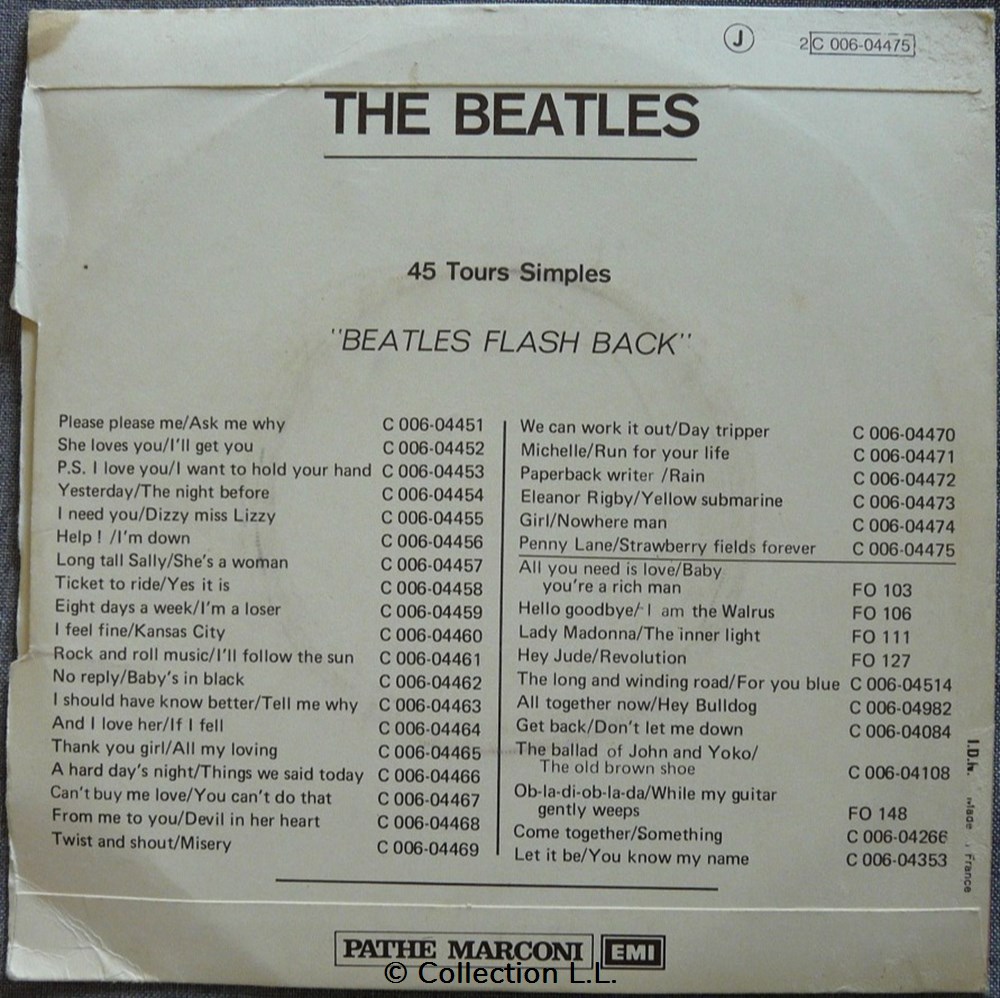 musique instruments disques vinyles 1973 2c 006 04475 penny lane