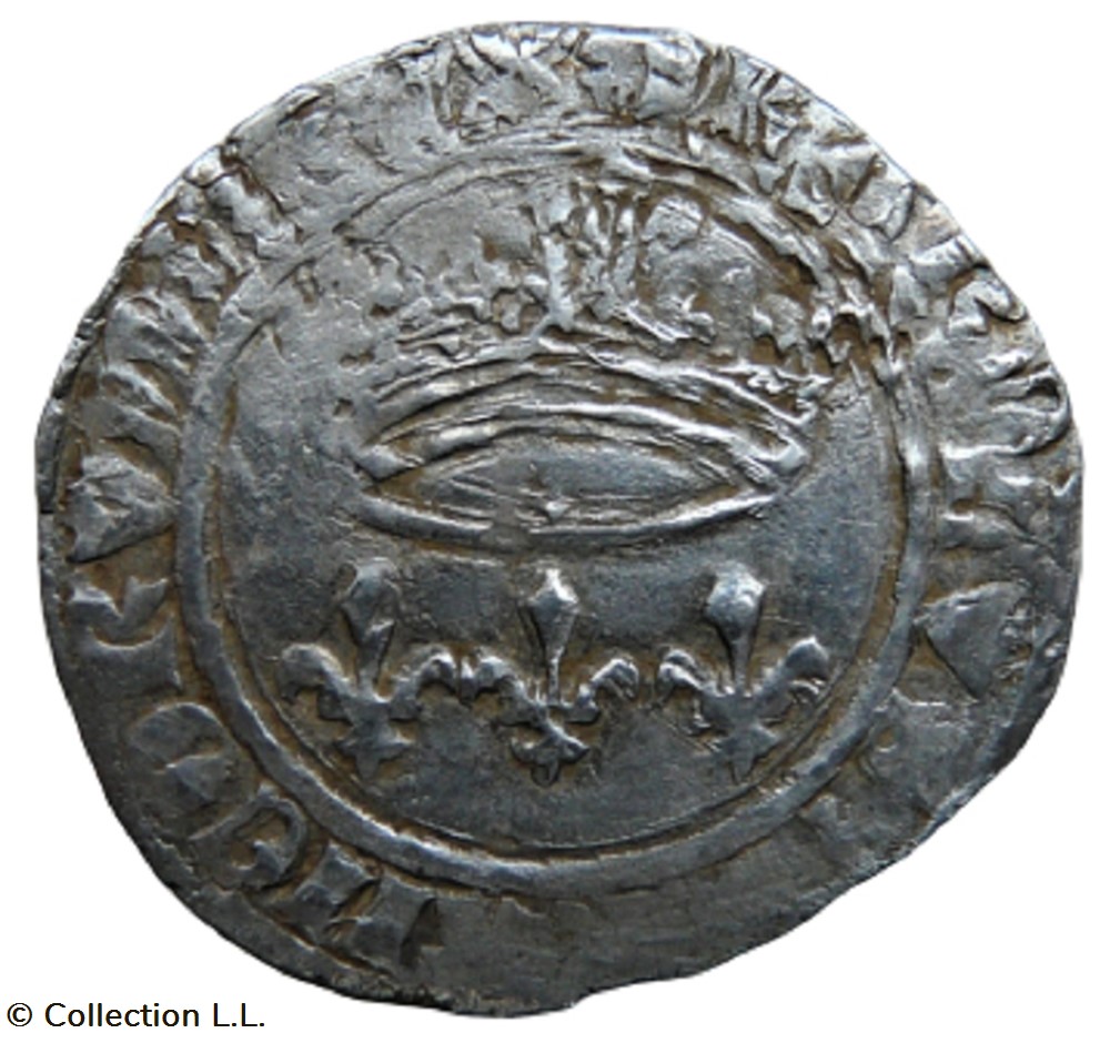 monnaie france royale blanc aux lis accotes troyes