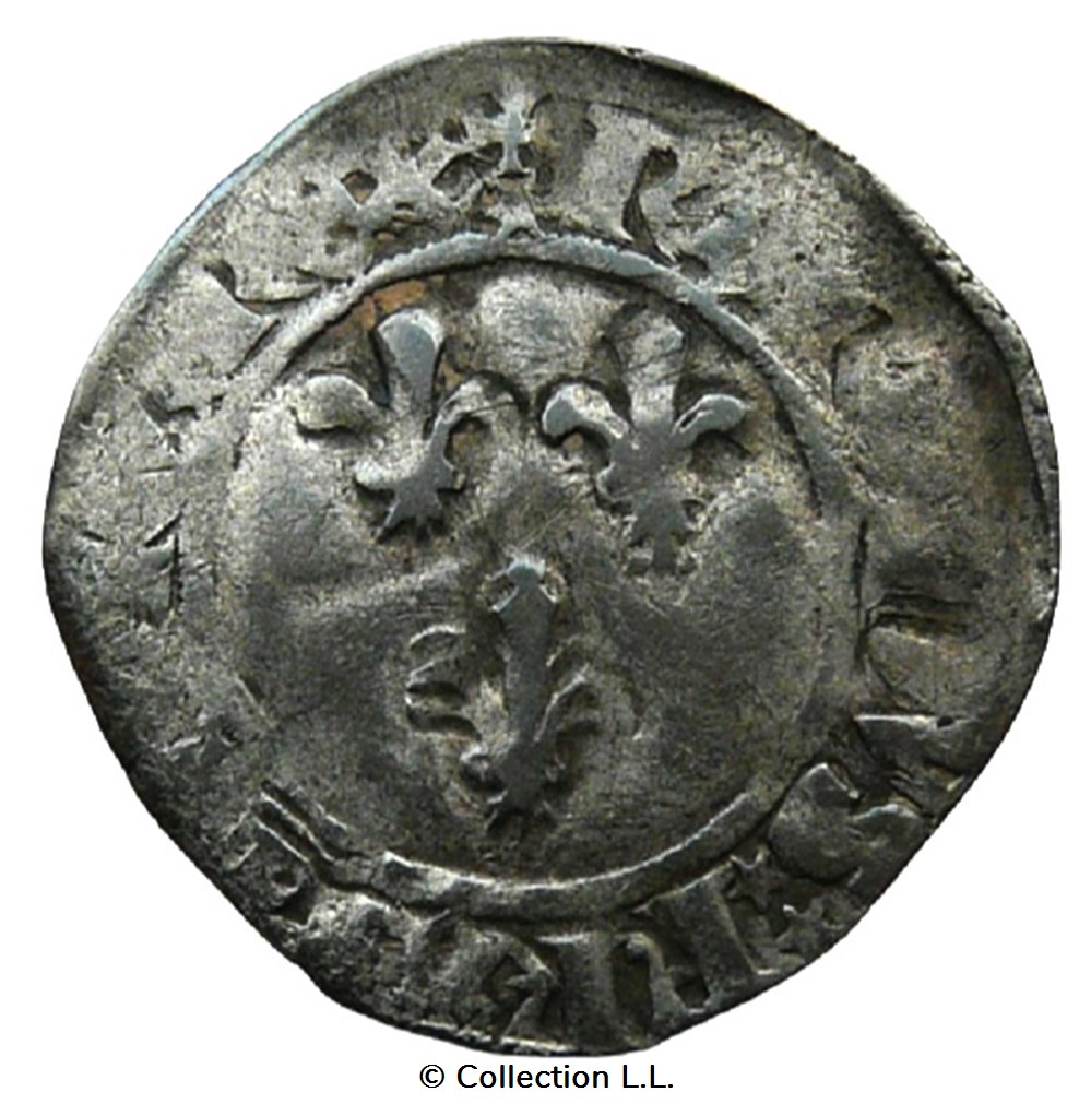 monnaies europe medievale france royales blanc aux trois lis 3 em
