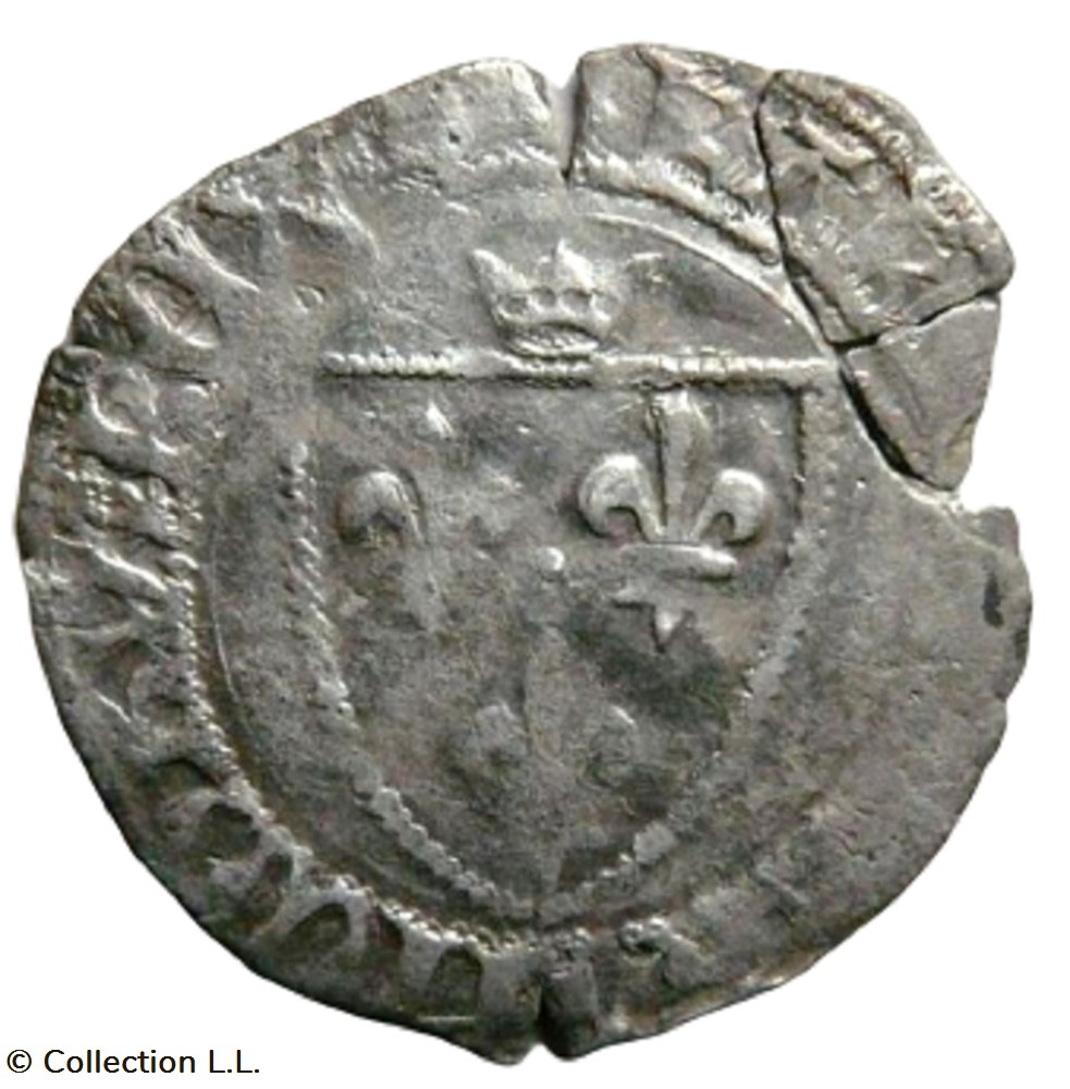 monnaie france royale blanc a la couronnelle bourges