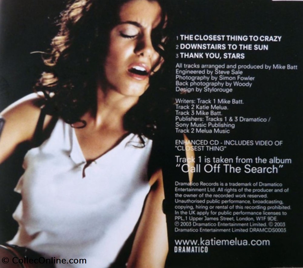 musique instruments cd the closest thing to crazy single 4 titres
