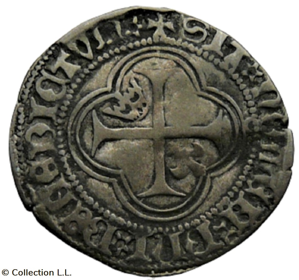 monnaie france royale petit blanc aux couronnelles 4 em toulouse