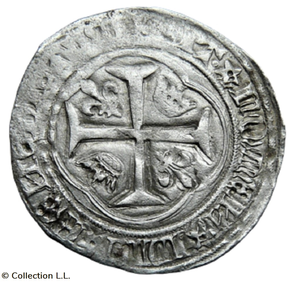 Blanc aux Couronnelles, 4° ém, Rouen monnaie france royale blanc aux couronnelles 4 em rouen