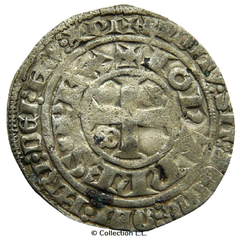 monnaies europe medievale france royales blanc aux quadrilobes 1 emission