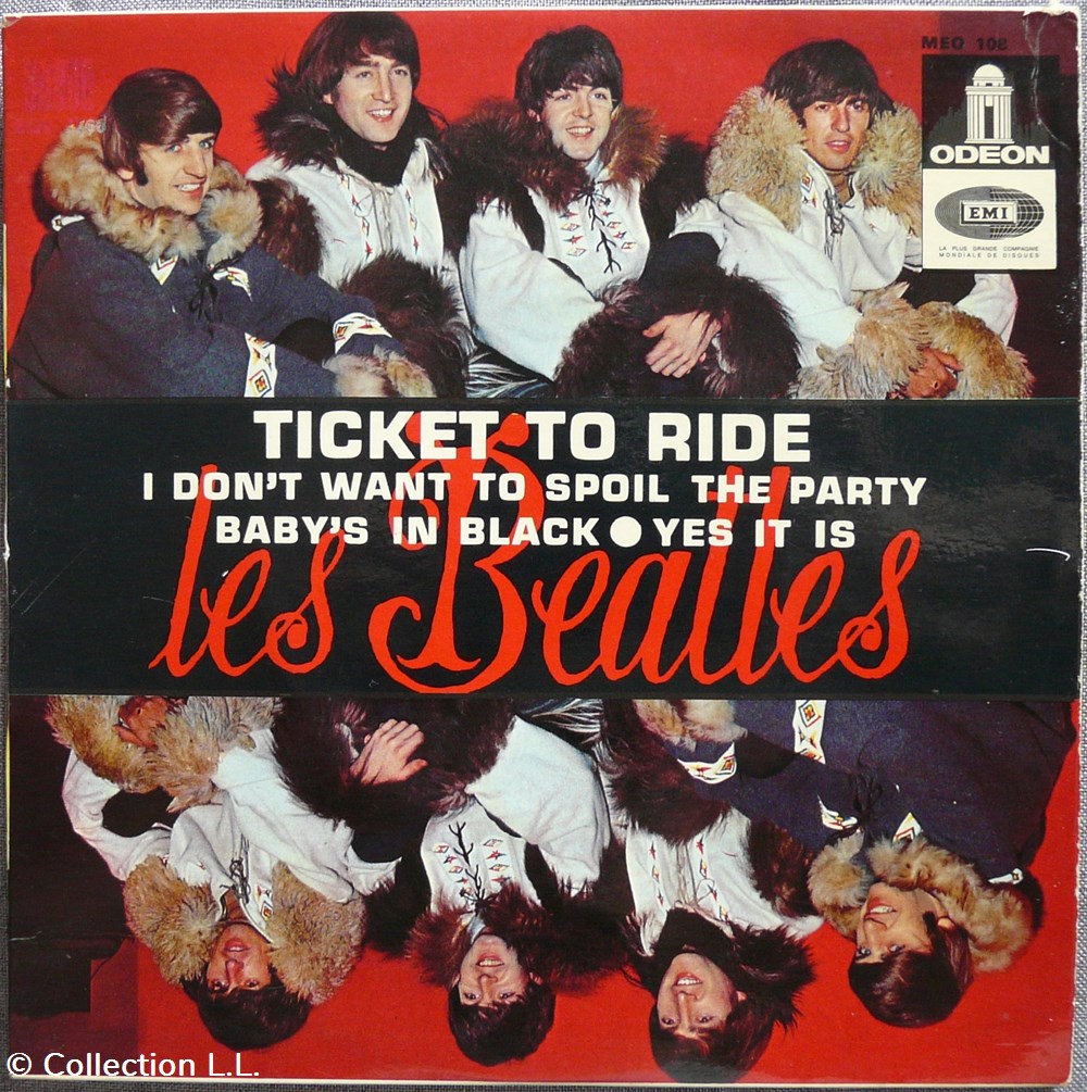 1966∼MEO 108∼Ticket to ride musique instruments disques vinyles disque tours 1966 meo 108 ticket to ride
