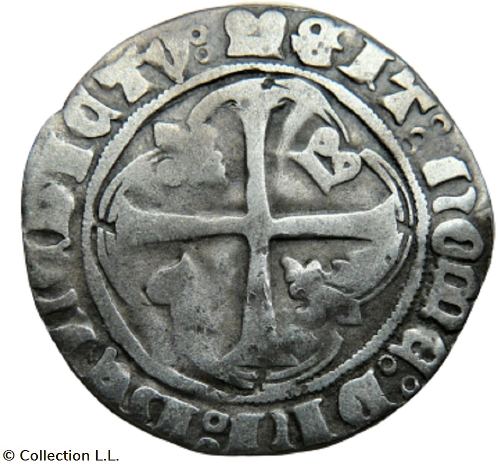 Blanc au Briquet, 2° type, Dijon monnaie france royale blanc au briquet 2 type dijon