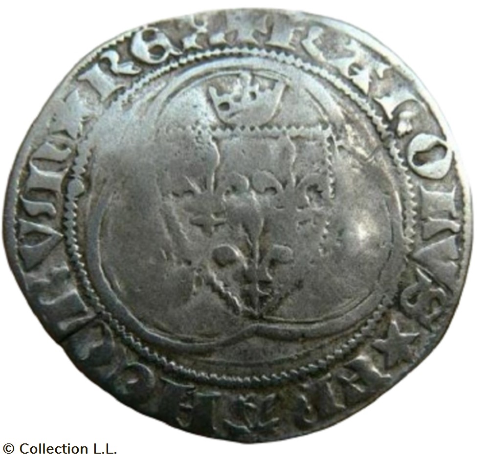 Blanc aux Couronnelles, 4° ém, Tournai monnaie france royale blanc aux couronnelles 4 em tournai