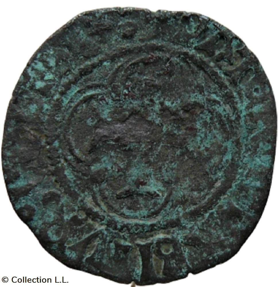 monnaies europe medievale france feodales trevoux seigneurie de jean ii double tournois