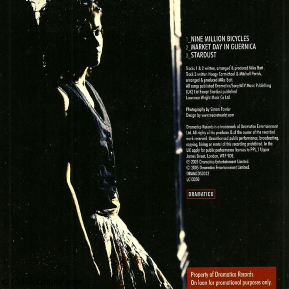 Nine Million Bicycles (promo 3 titres) musique instruments cd nine million bicycles promo 3 titres