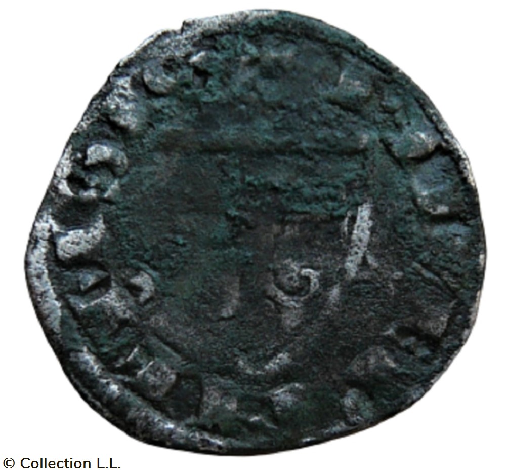 Nevers (Comté de)- Robert de Flandre, Denier monnaies europe medievale france feodales nevers comte de robert de flandre denier