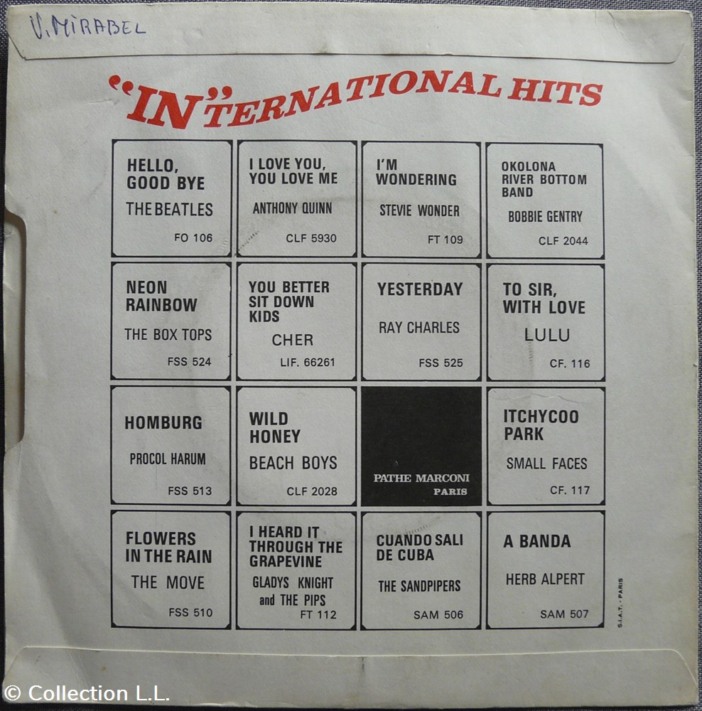 1967∼FO 106∼Hello, goodbye musique instruments disques vinyles disque tours 1967 fo 106 hello goodbye