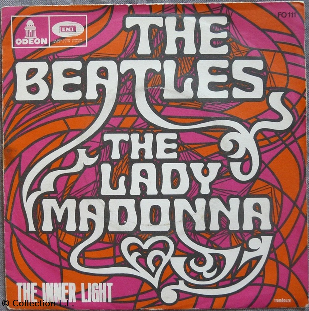 musique instruments disques vinyles disque tours 1968 fo 111 lady madonna