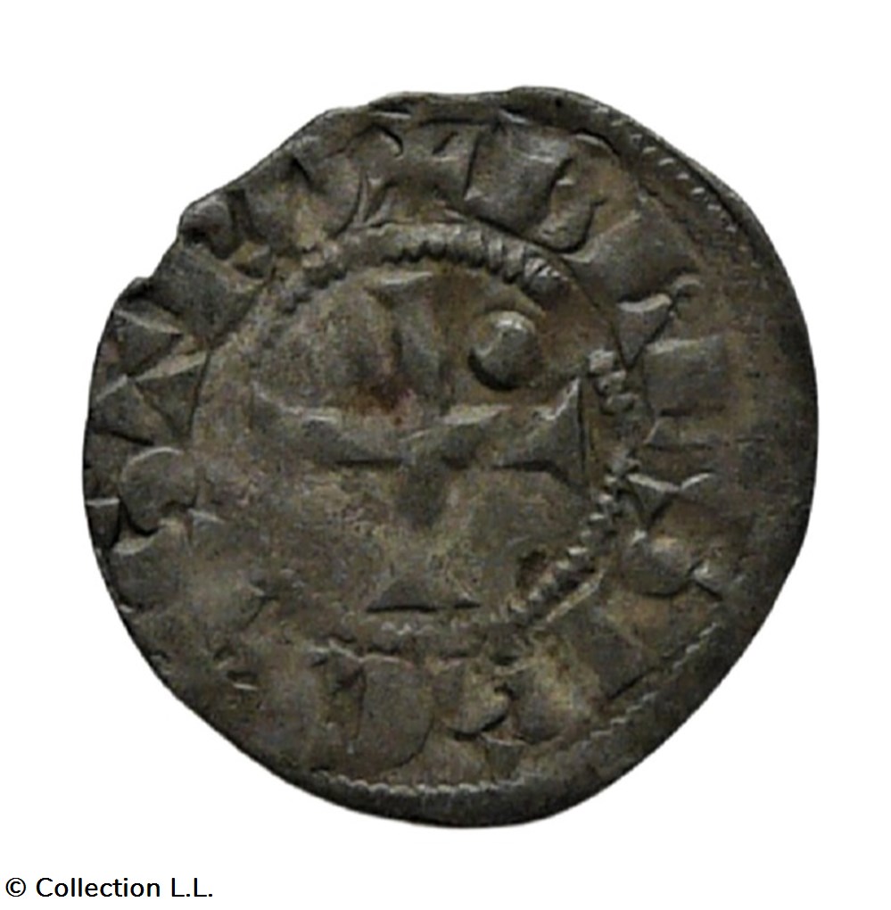 monnaies europe medievale france feodales blois comte de jeanne de chatillon denier