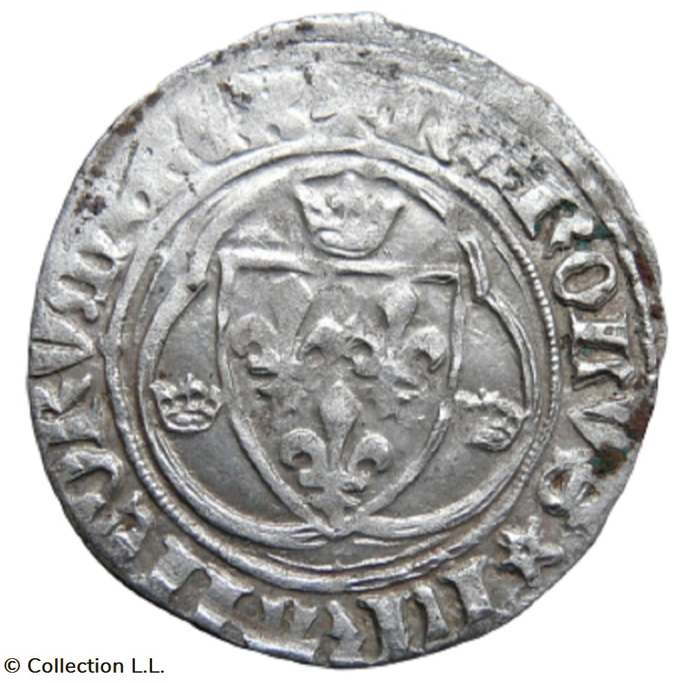 Blanc aux Couronnelles, 4° ém, Rouen monnaie france royale blanc aux couronnelles 4 em rouen