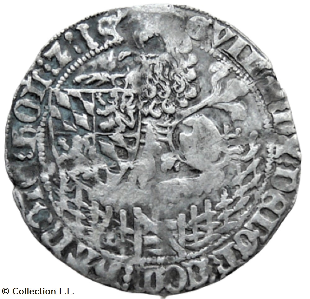 Hainaut (Comté de)- Guillaume IV, Double Gros "Tuin" monnaie france feodale hainaut comte de guillaume iv double gros tuin