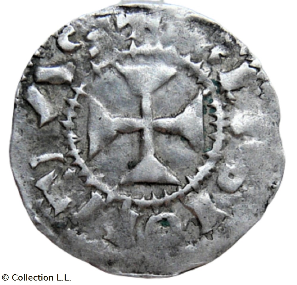 Bretagne (Duché de)- Conan II, Denier monnaie france feodale bretagne duche de conan ii denier
