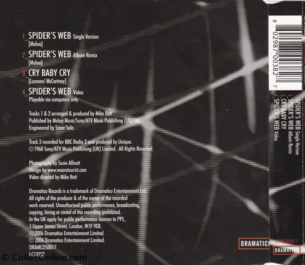 Spider's Web (single 4 titres) musique instruments cd spider s web single 4 titres