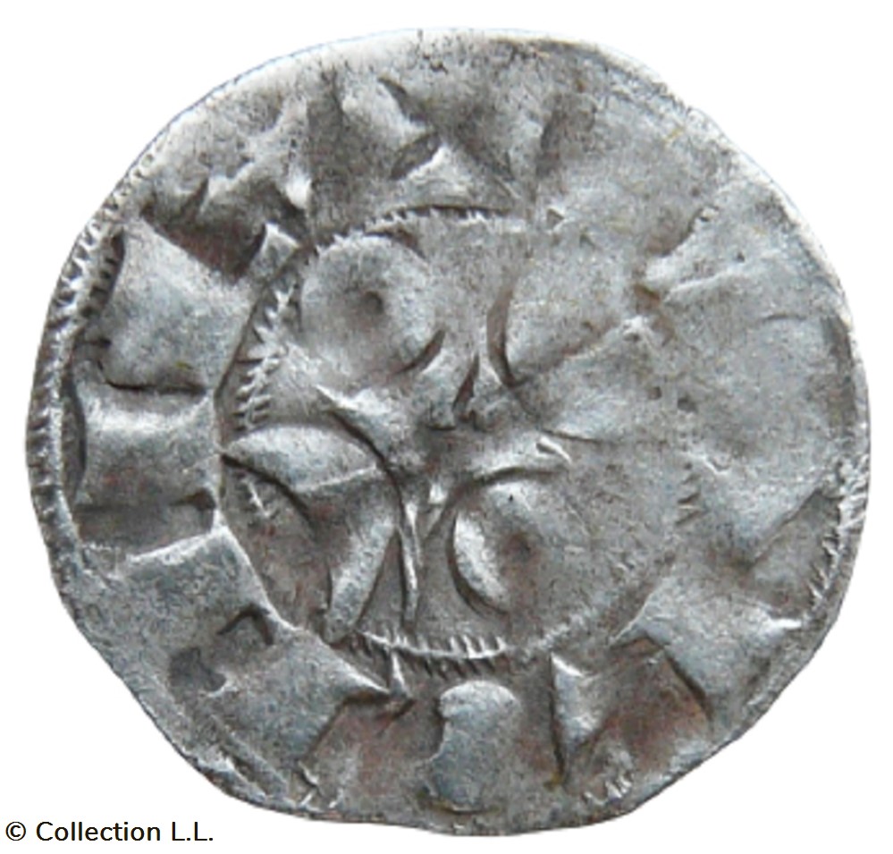 monnaies europe medievale france feodales la marche comte de hugues ix et x denier