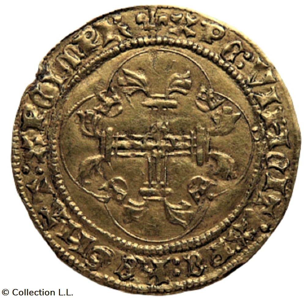 Ecu, 3° type, 4° ém, Tours monnaie france a royale ecu 3 type 4 em tours