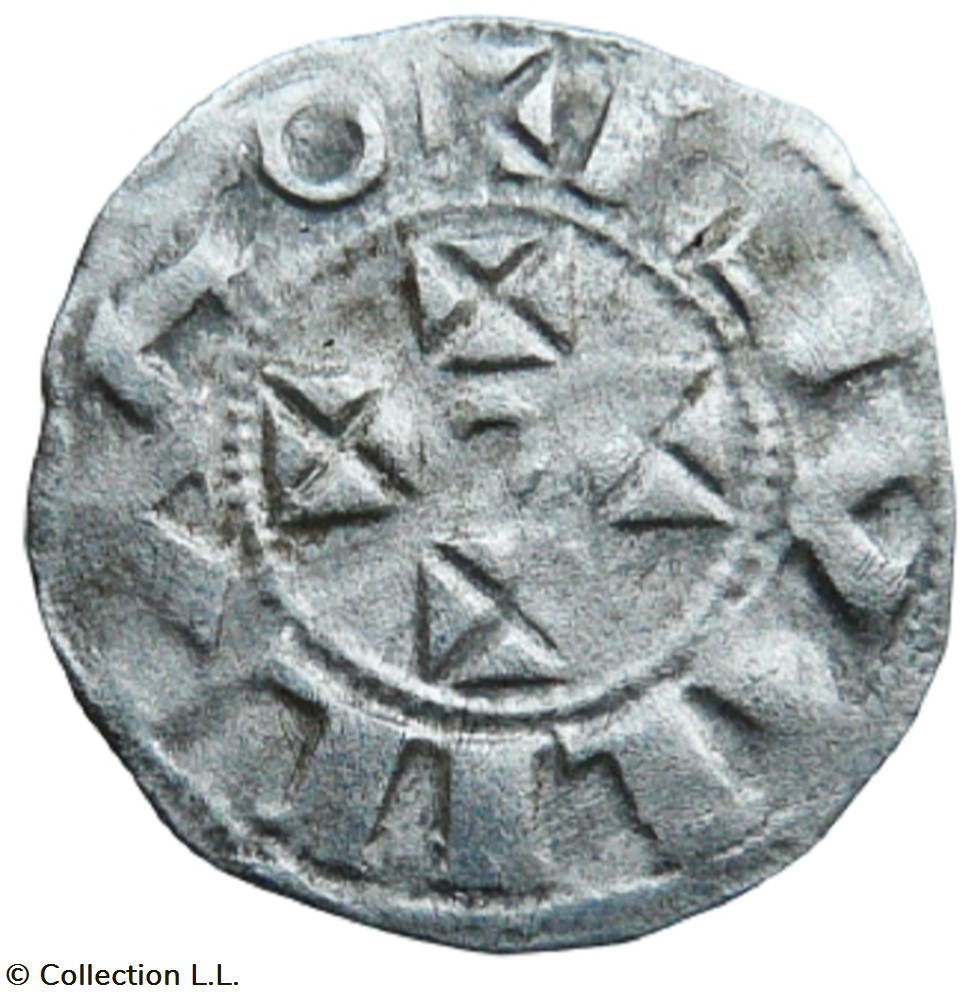 Aquitaine (Duché d')- Guillaume IX et X, Denier monnaie france feodale aquitaine duche guillaume ix et x denier