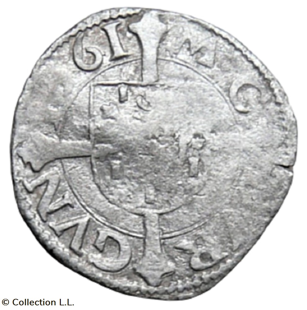 Bourgogne (Comté de)- Philippe II, Demi-Carolus monnaies europe medievale france feodales bourgogne comte de philippe ii demi carolus