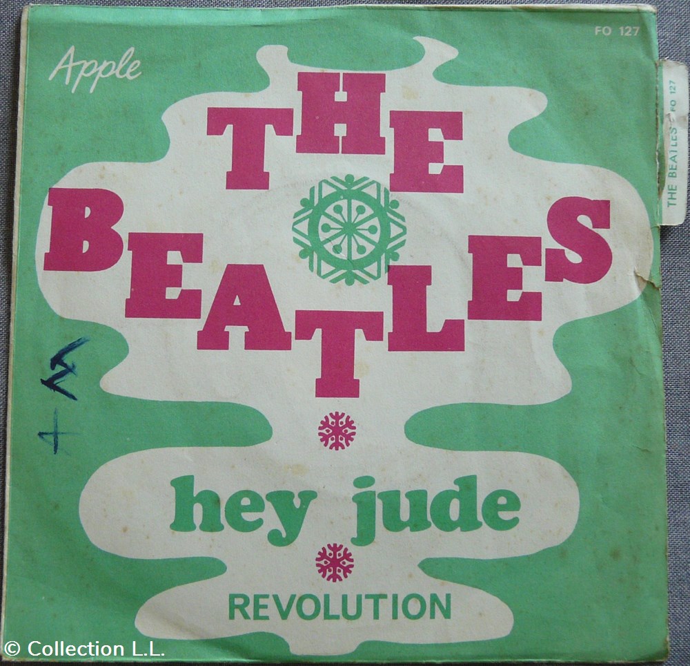 1968∼FO 127∼Hey Jude musique instruments disques vinyles disque tours 1968 fo 127 hey jude