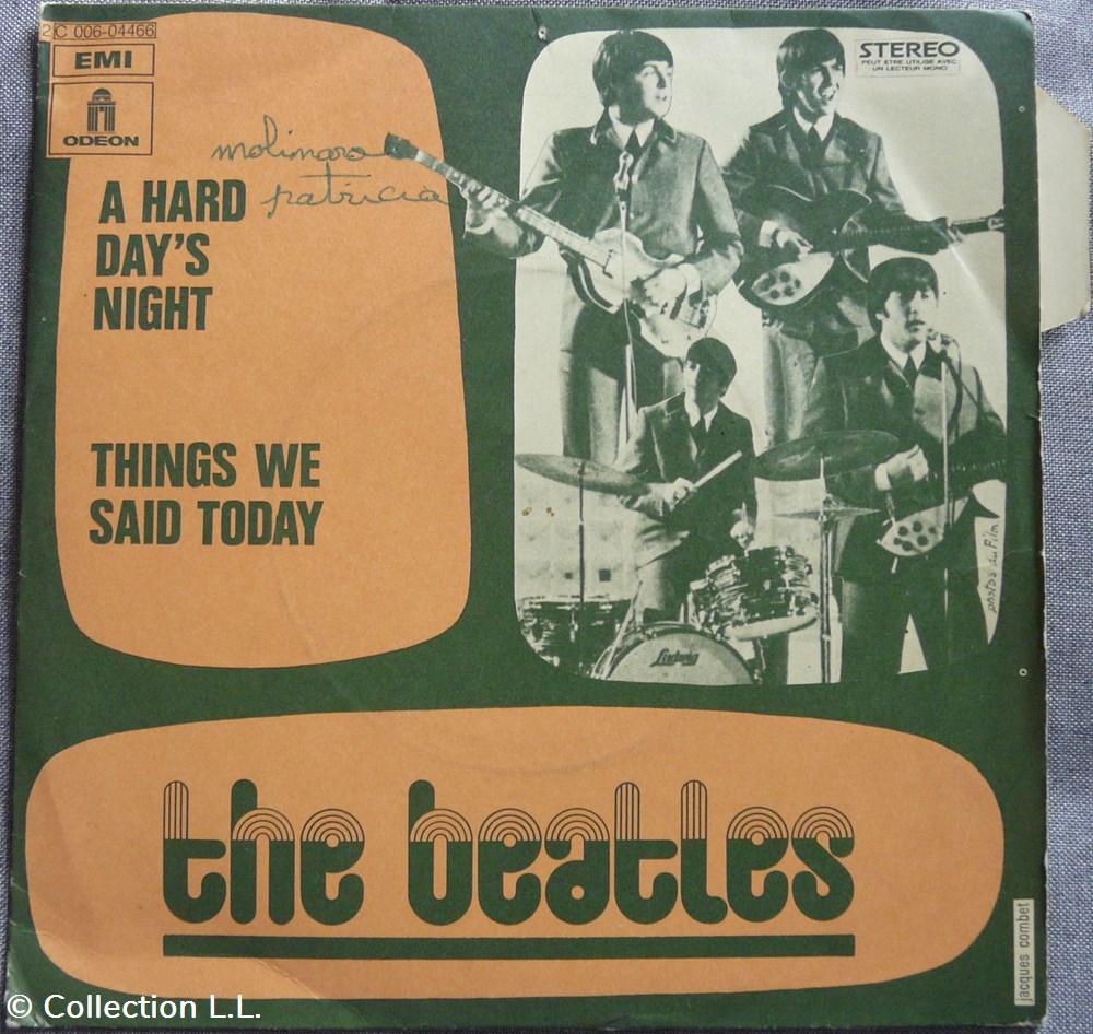 1973∼2C 006 04466∼A hard day's night musique instruments disques vinyles disque tours 1973 2c 006 04466 a hard day s night